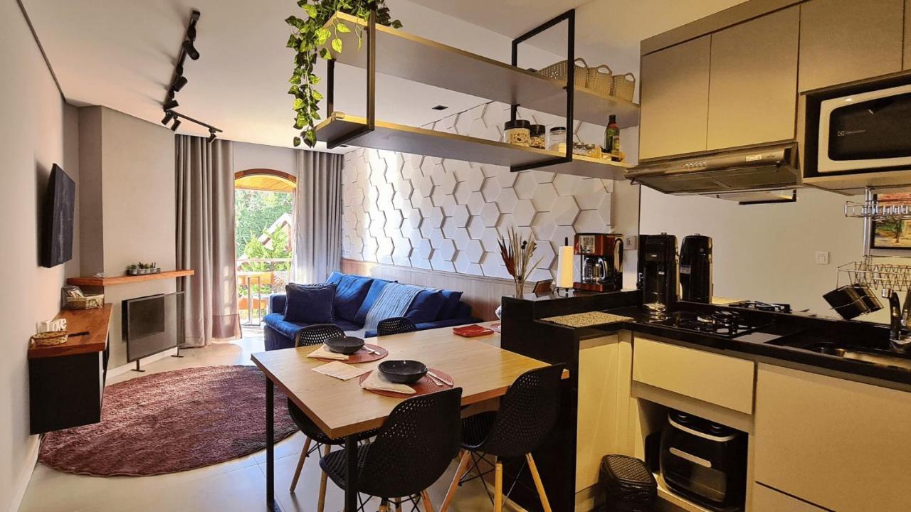 Ferienwohnung Duplex Luxo Com Piscina Aquecida, Lareira E Wifi Campos do Jordão Exterior foto