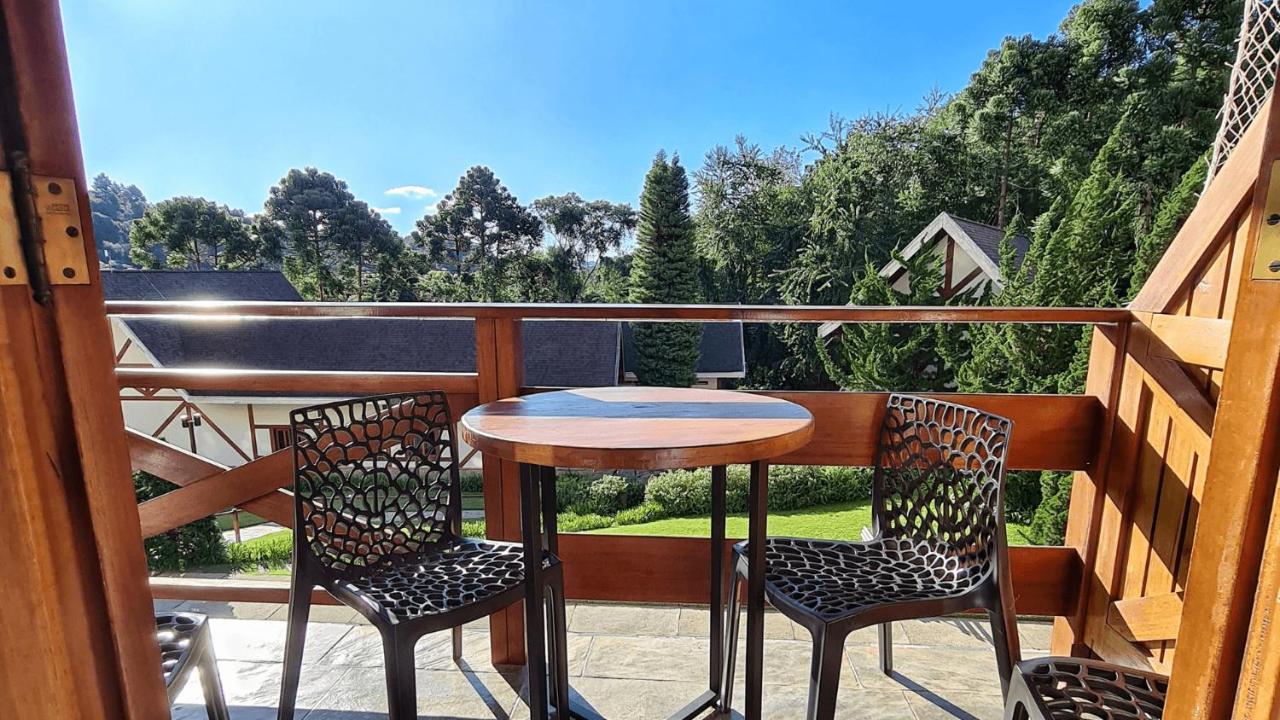 Ferienwohnung Duplex Luxo Com Piscina Aquecida, Lareira E Wifi Campos do Jordão Exterior foto